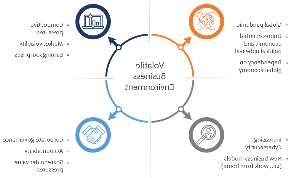 ERM Volatile Business Environment Diagram 